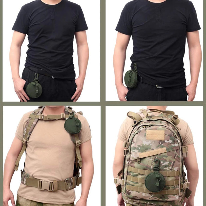 600D Oxford Cloth Zipper Wallet Waist Bag Portable Mini Coin Pouch with Keychain 600D Oxford Cloth Zipper Wallet Waist Bag Portable Mini Coin Pouch with Keychain